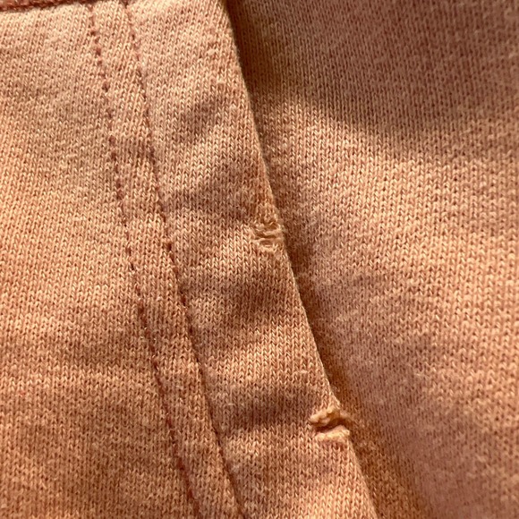 Abercrombie & Fitch Women’s Long Sleeve Full Zip Hooded Sweatshirt Size S Orange - Picture 6 of 6